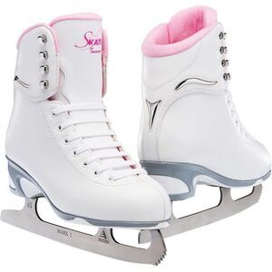 Jackson Ultima SoftSkate Women Figure Ice Skates - White/Pink, Children's Size 8